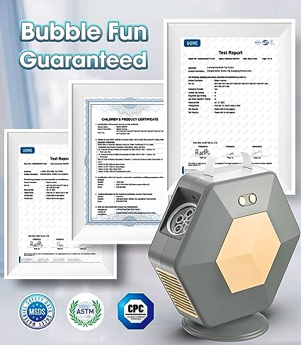 Bubble Machine Blower , Automatic 360¡ã Bubble Blower 16000+/min Bubble Maker Toy for Kids Outdoor/Indoor Party Gift