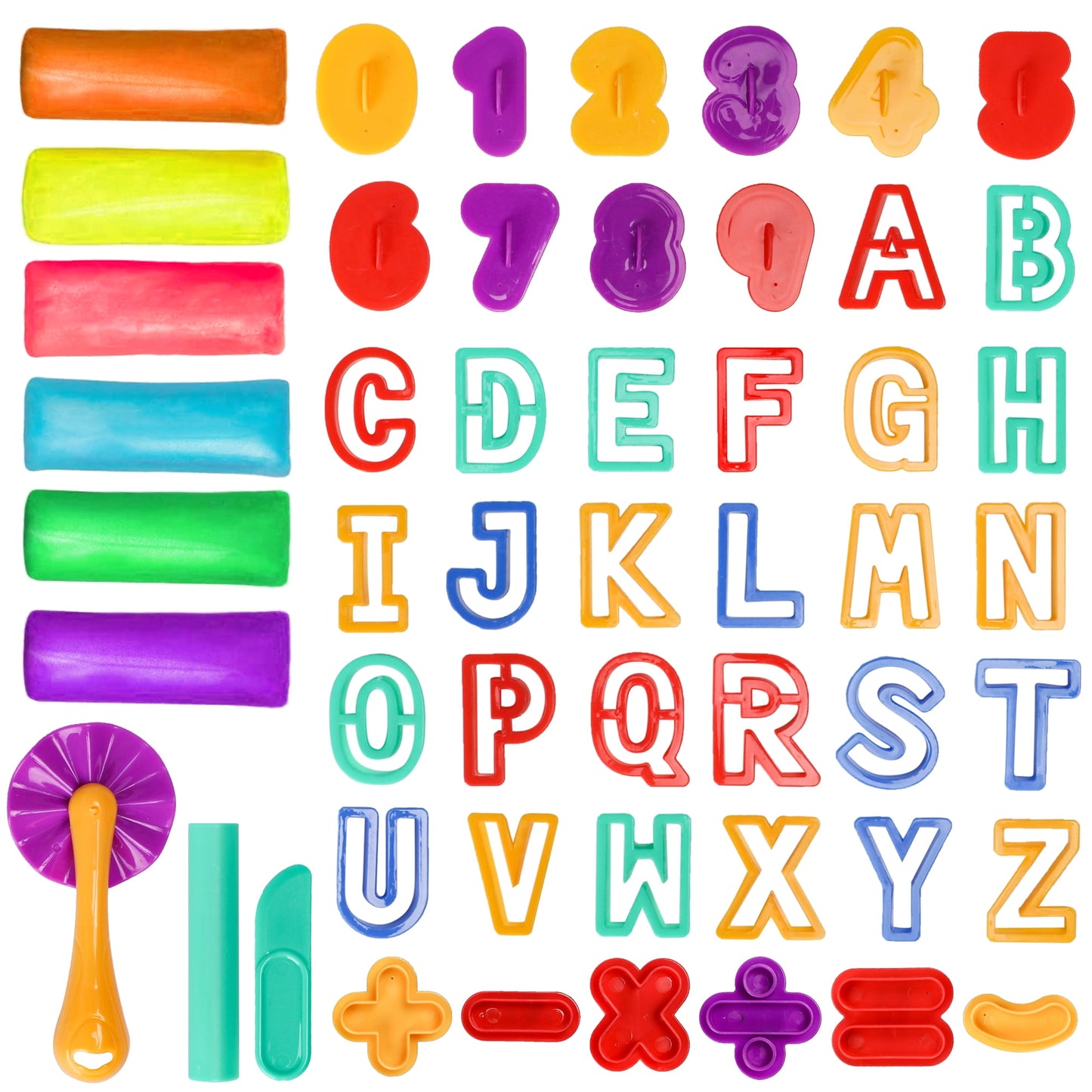 Letter and Number Play Dough - Fun, Safe, and Educational