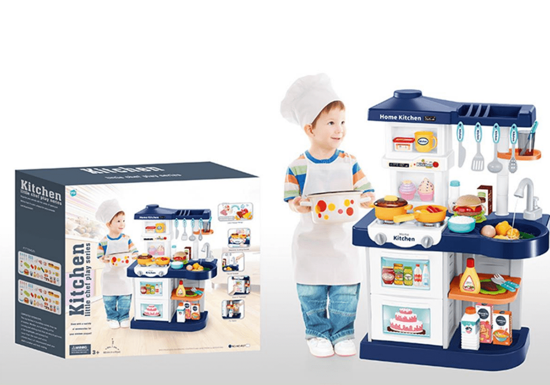 Play Kitchen Toy Set for Toddlers, Encourage Creativity and Learning
