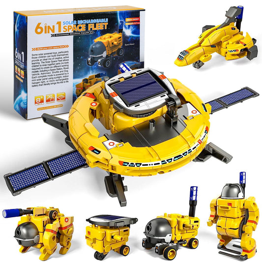 Beefunni 6-in-1 Solar Robot Kit for Kids Boys 8 9 10 11 12+ Years, STEM Toys Educational Science Kit for Kids Ages 8-12, Birthday Christmas Gift for Boys.
