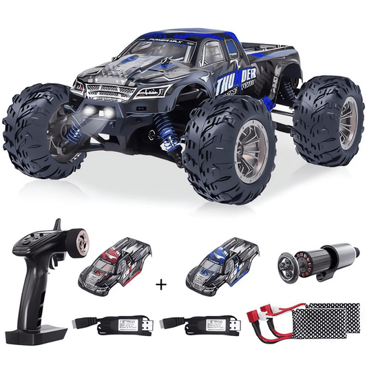 Brushless RC Cars for Adults,1:16 Scale 4WD 2.4 GHz Off Road High Speed 55KM/H RC Monster Truck Toy Gifts for Kid and Adults