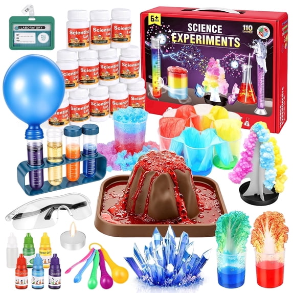 Beefunni Kids STEM Science Kit, 110+ Hands-On Educational Projects for Kids, Learning Toys with Activity Tools, Gift for Boys & Girls Ages 4-12