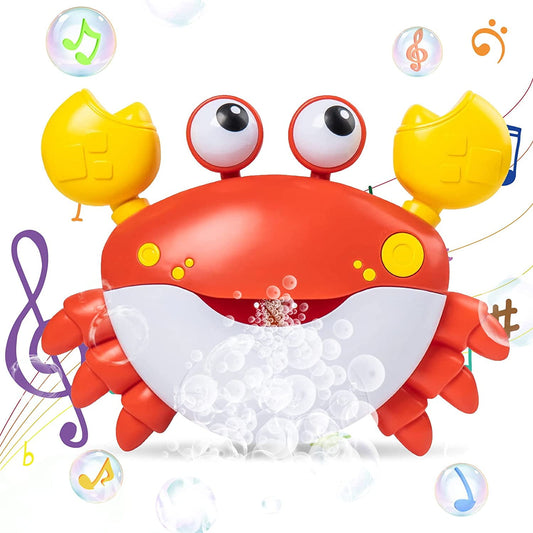 Crab Baby Bubble Bath Toy with Music and Automatic Bubble Maker