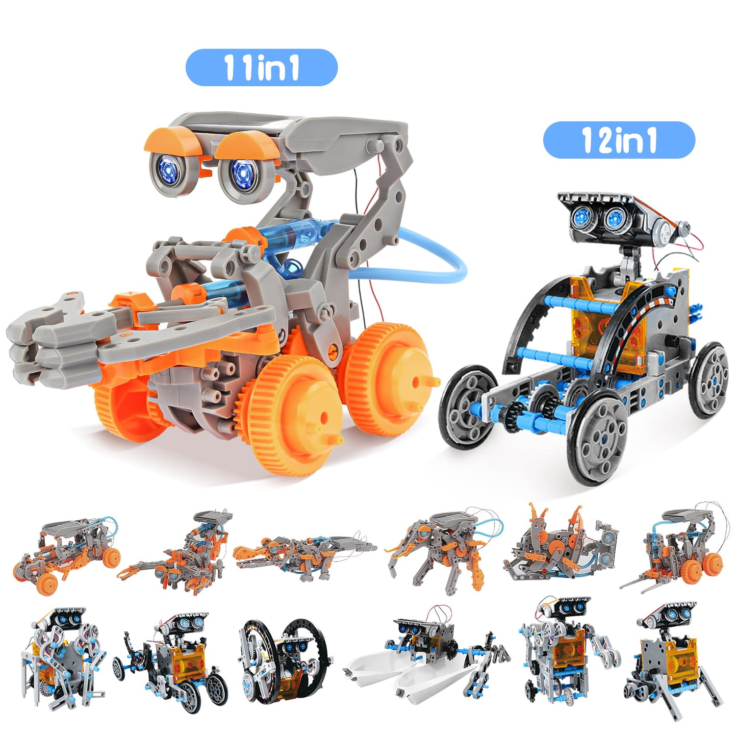 23-in-2 STEM Space Solar Robot Toys,Educational Building Science Experiment Kit for Kids,Gifts for 8 -12 Year Old Boys Girls