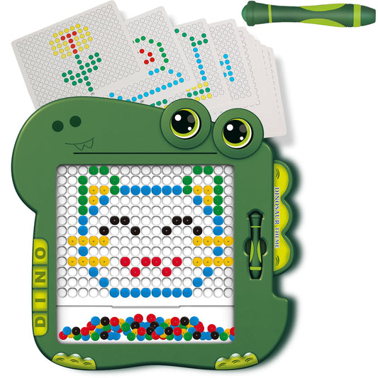 Magnetic Doodle Board for Kids, Large Drawing Pad with Magnetic Pen & Beads Montessori Educational Preschool Toy, Birthday Christmas Gift for Kids 3 4 5 6 7 +