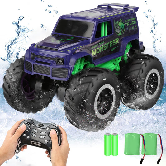 Monster Truck Freestyle Remote Control Cars, Standing Stunt RC Car Monster Truck, All Terrain 4wd Off-Road Car Gift for Boys Kids Age 6+