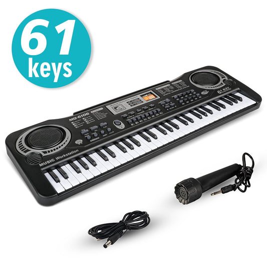 Piano Keyboard for Kids 5-12 Years, 61 Key with Microphone , Electronic Musical Interactive Teaching Piano Keyboard.